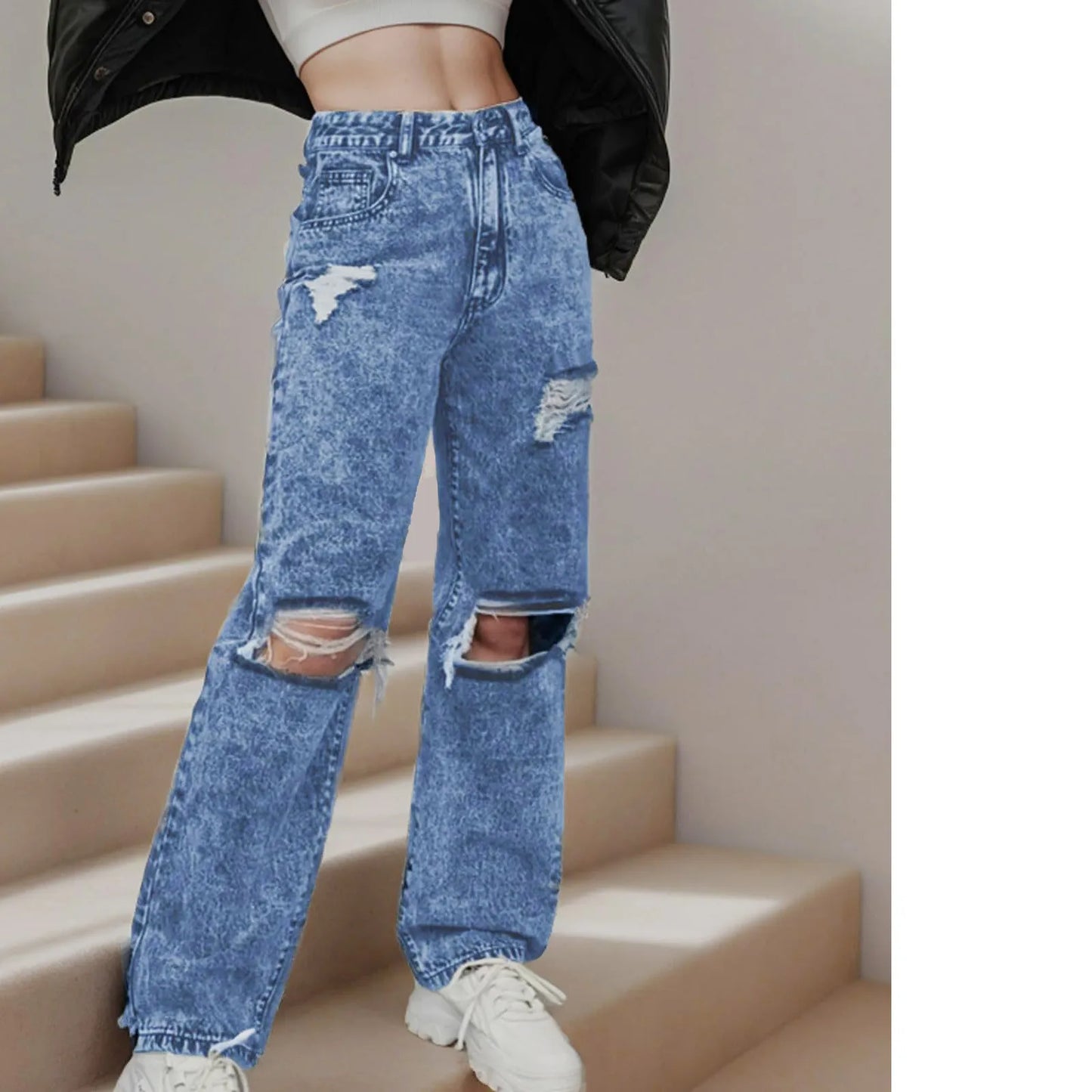 Women's High Waist Jeans