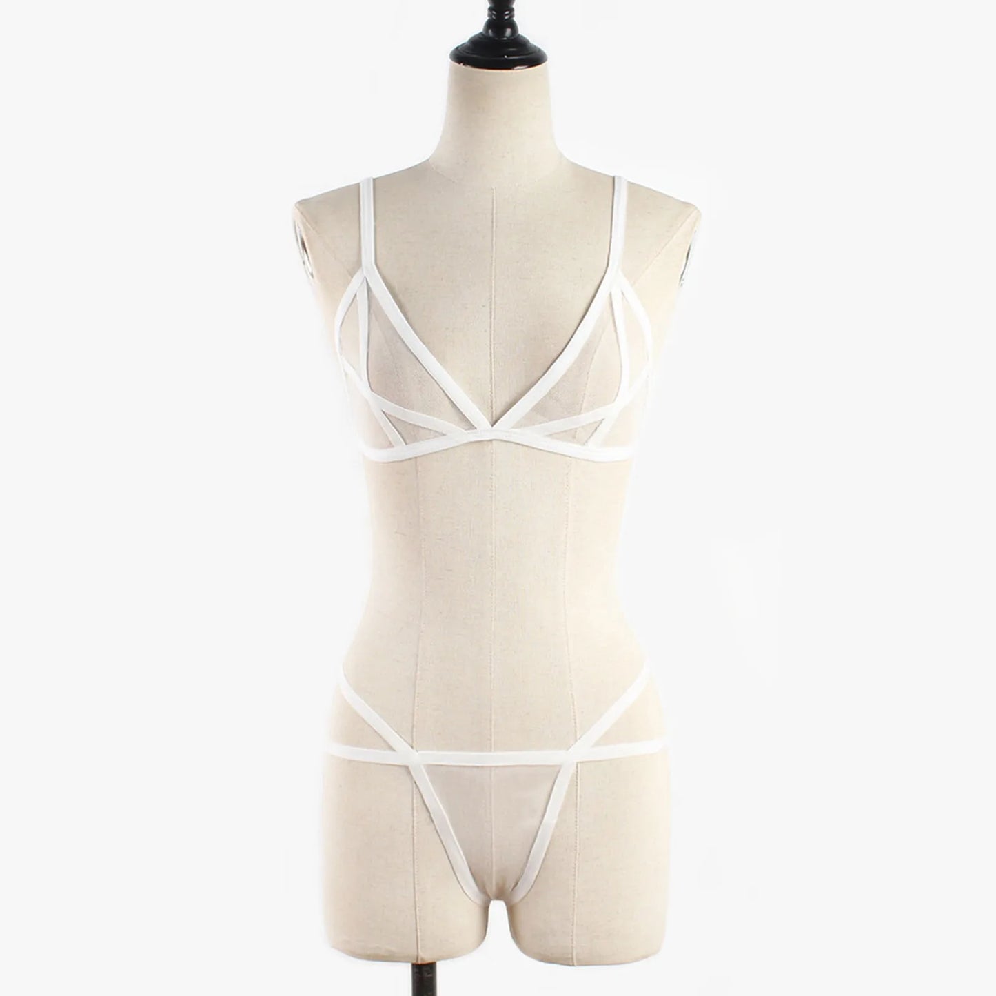 Transparent Lingerie Set Erotic