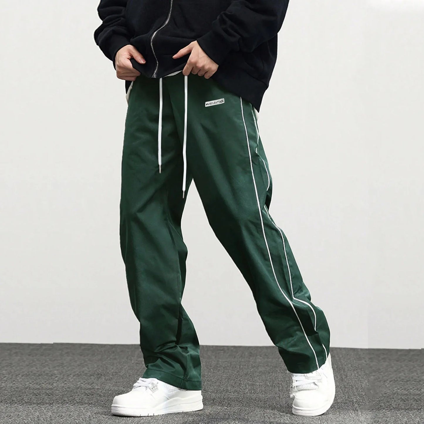 Parachute Baggy Elastic Pants