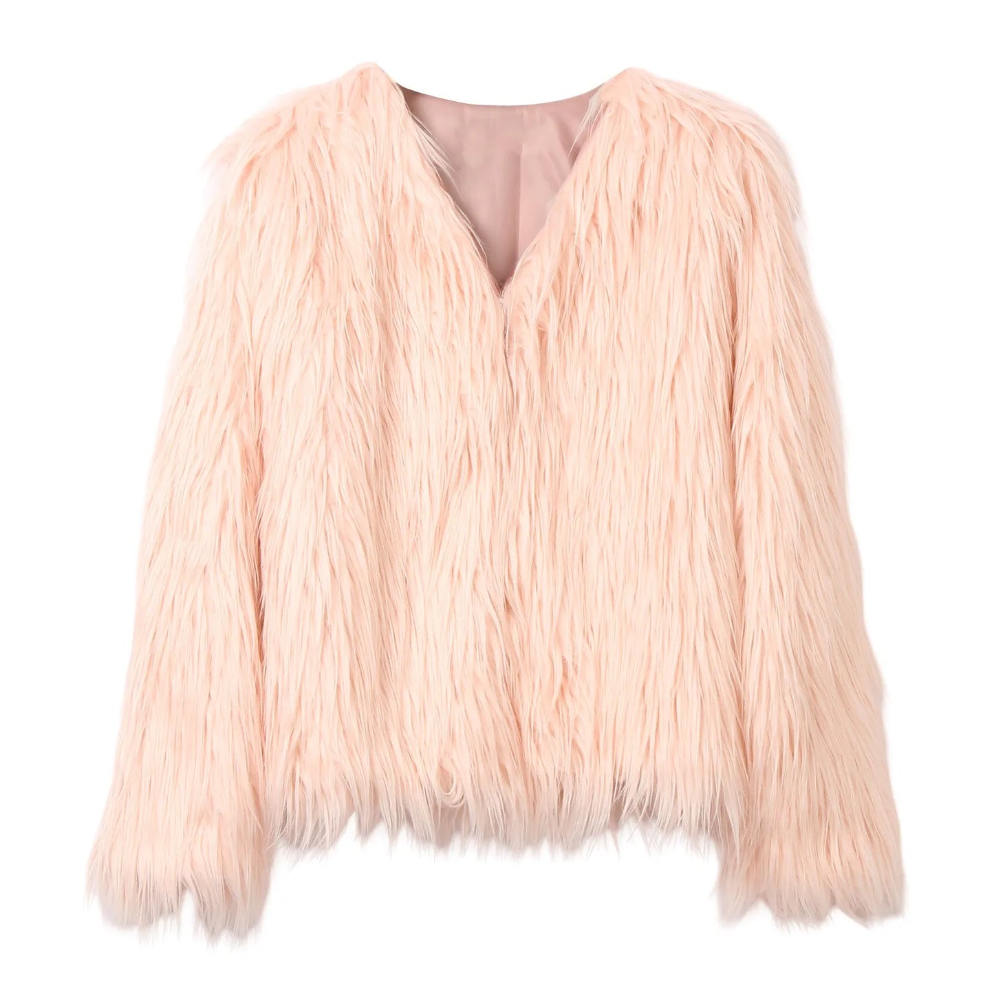 Furry Fur Coat Cardigan