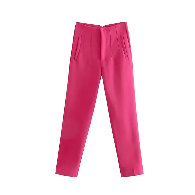 Women's Solid Trousers