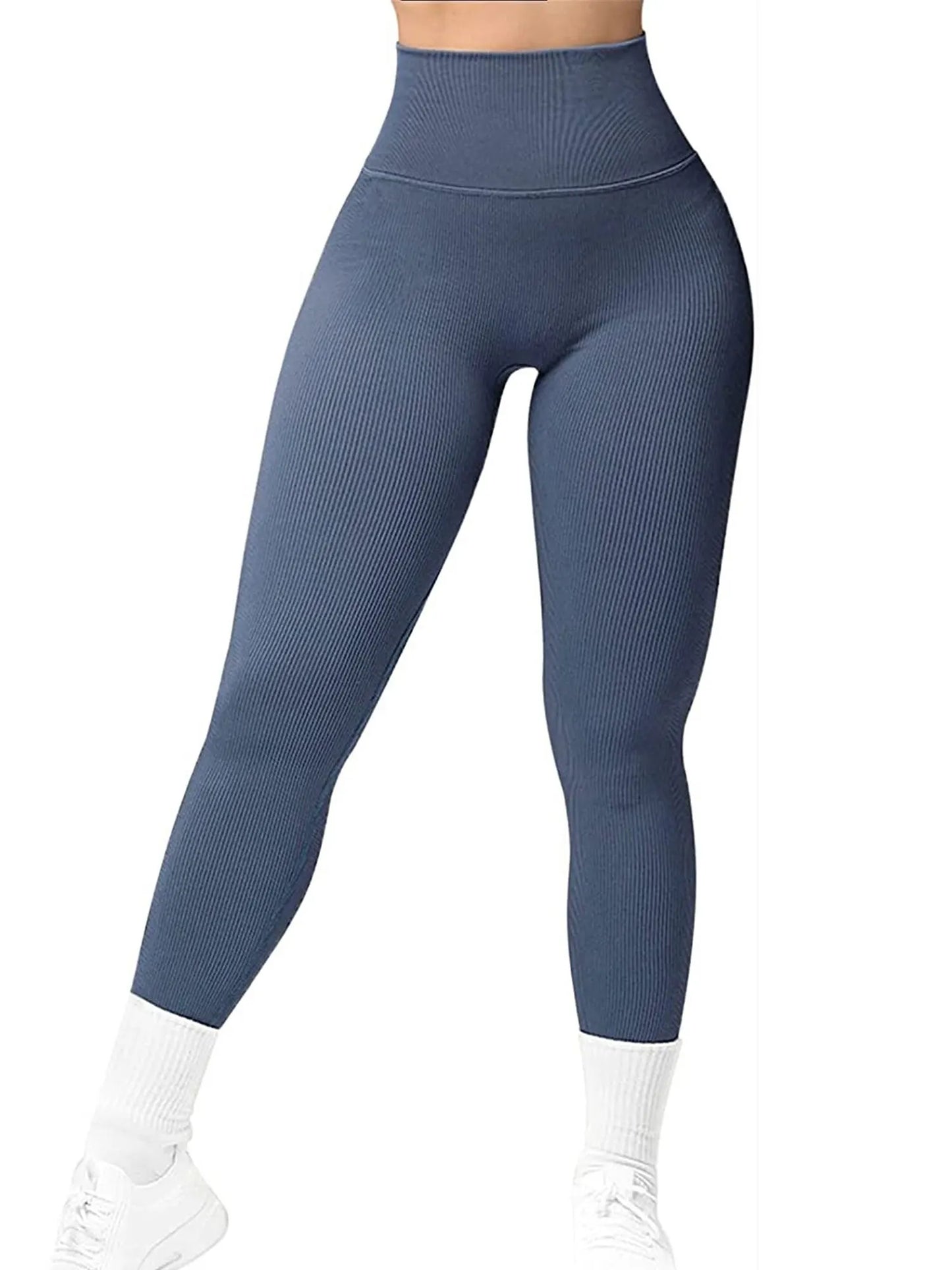 Ribbed Leggings Seamless Pants