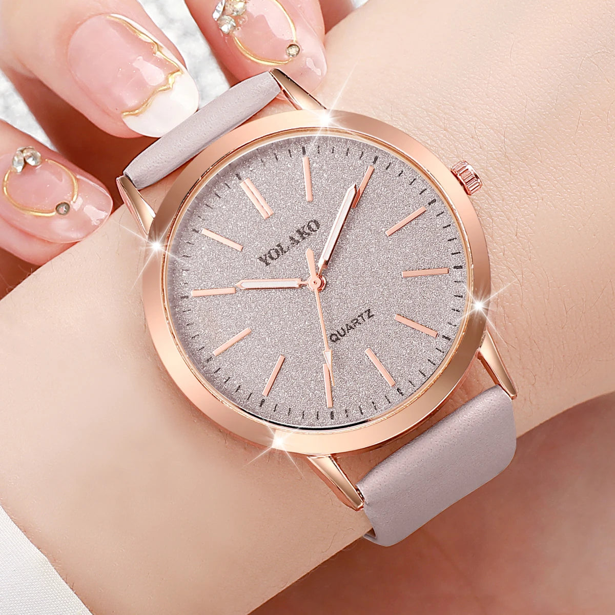 Women's Leather Band Watch