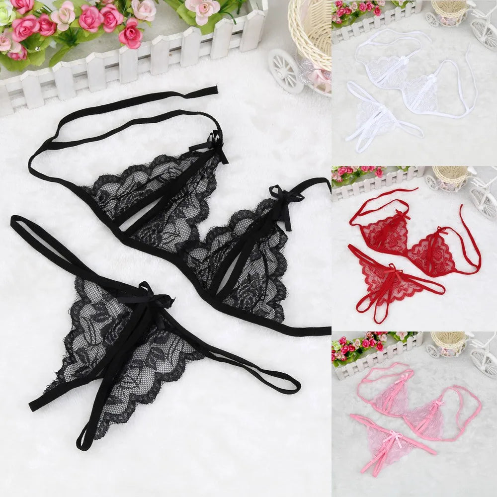 Lace Hollow Out Underwear Bra