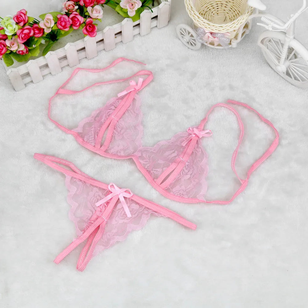 Lace Hollow Out Underwear Bra