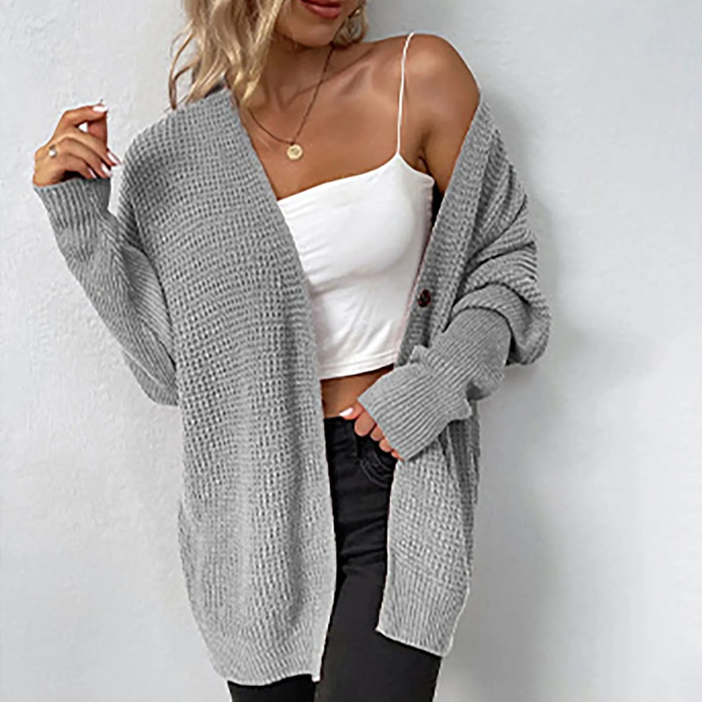 Fashionable Casual Style Cardigan