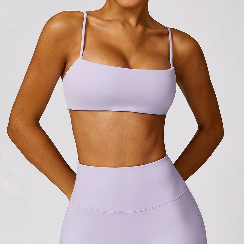 Sexy Sports Bra Push Crop Top