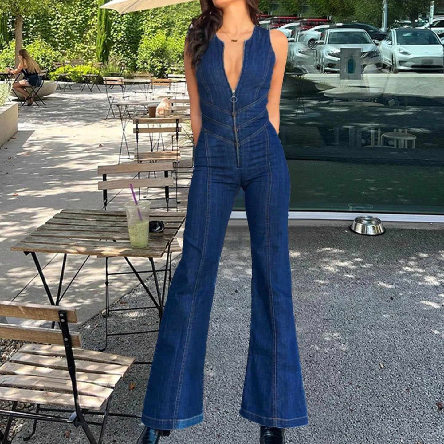 Sexy V Jumpsuit