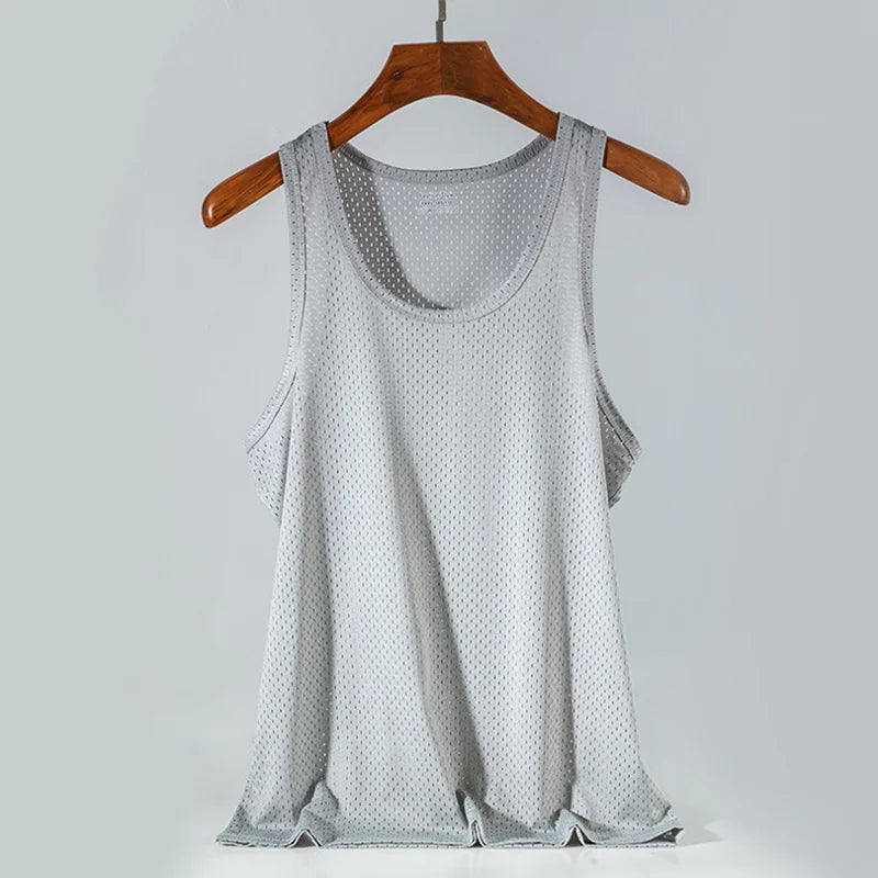 Ice Silk Mesh Shirt