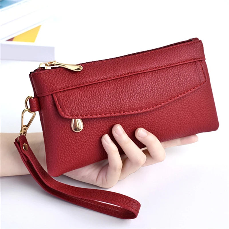 Women's Portable Leather Wallet