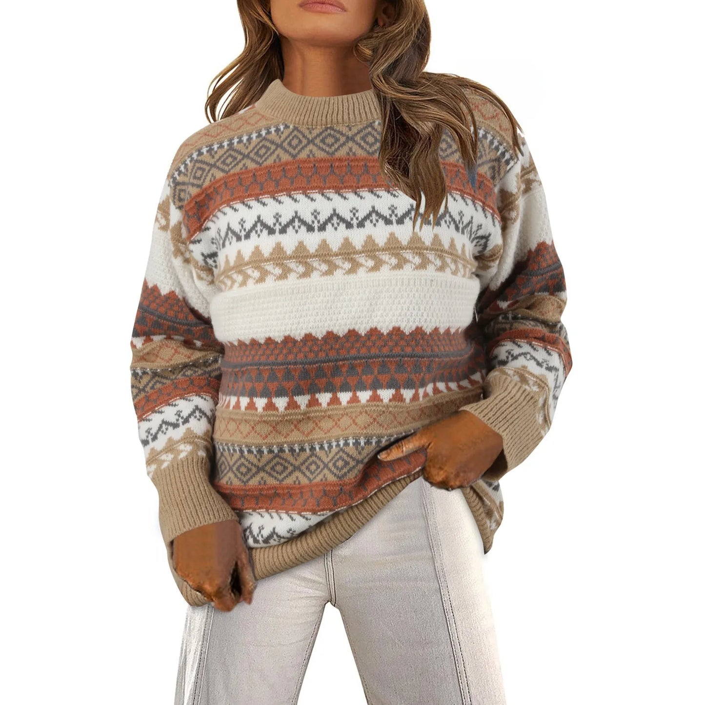 Casual Knit Pullover Sweater