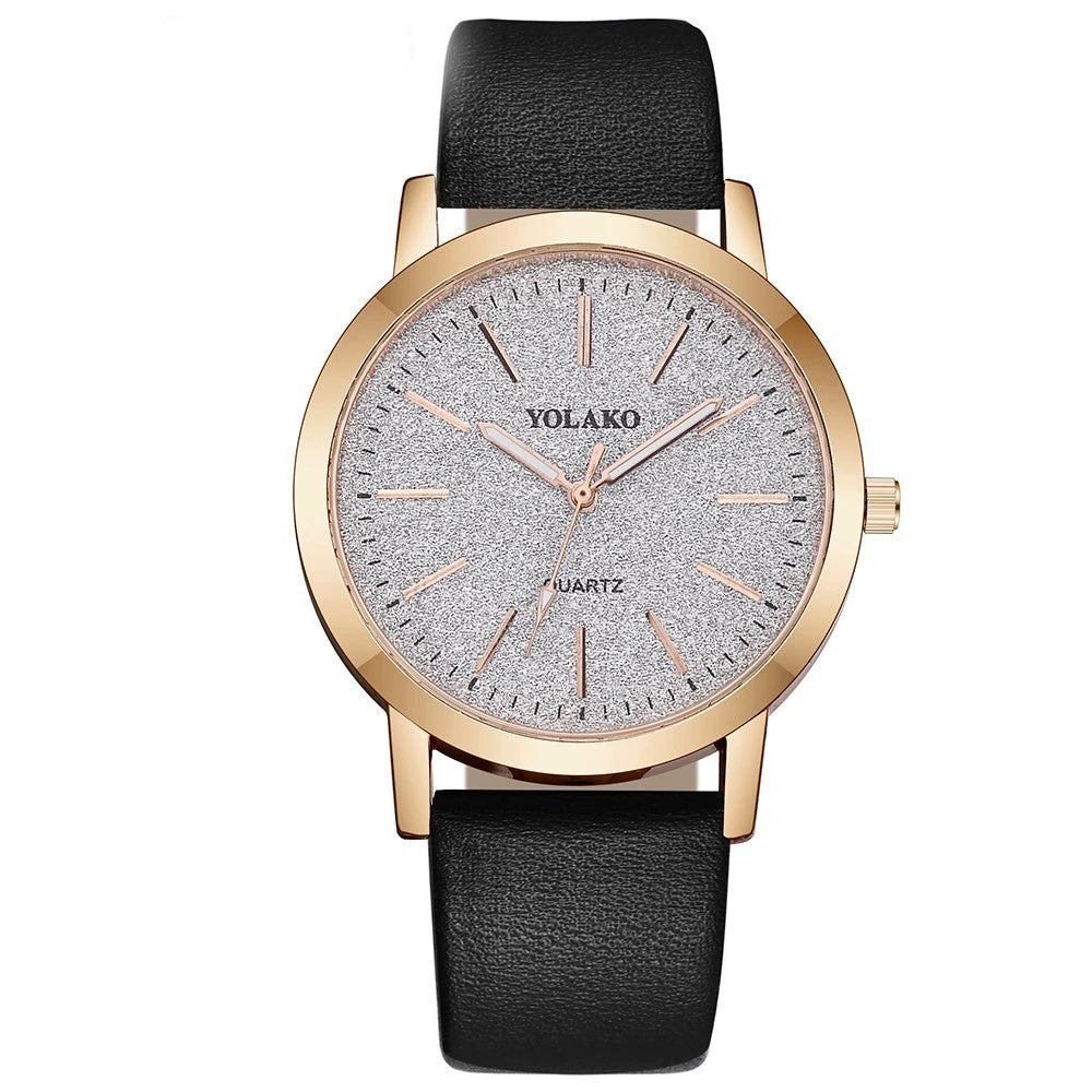 Women's Leather Band Watch