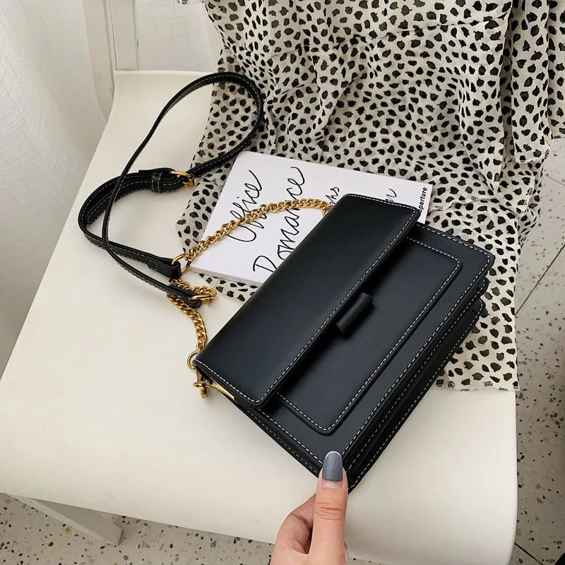 Trendy Leather Shoulder Bag