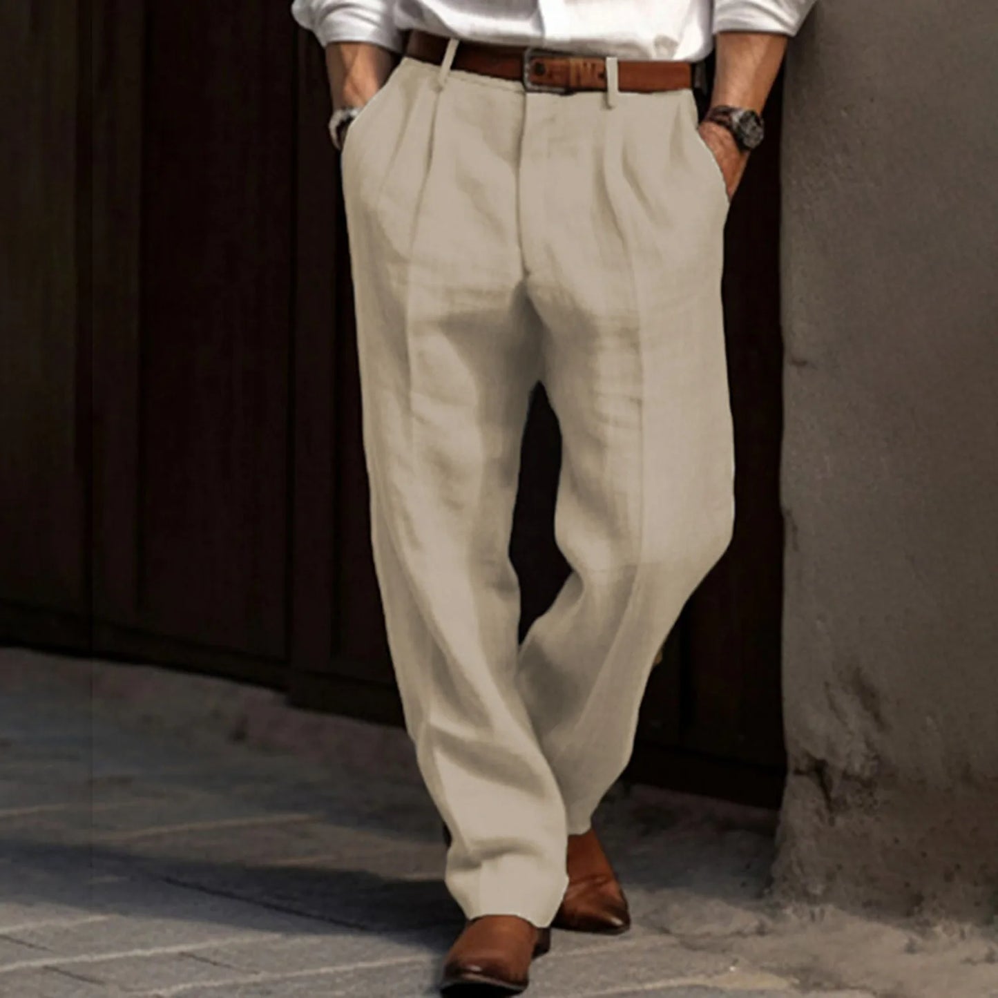 Men's Casual Wide Leg Pants