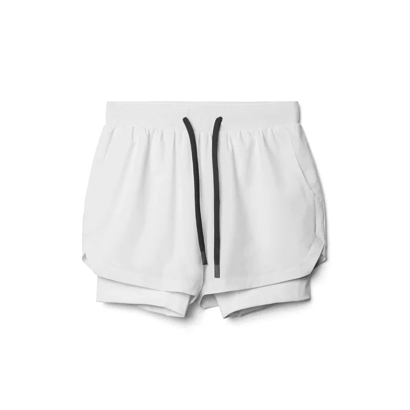 New Breathabledouble Layersport Shorts