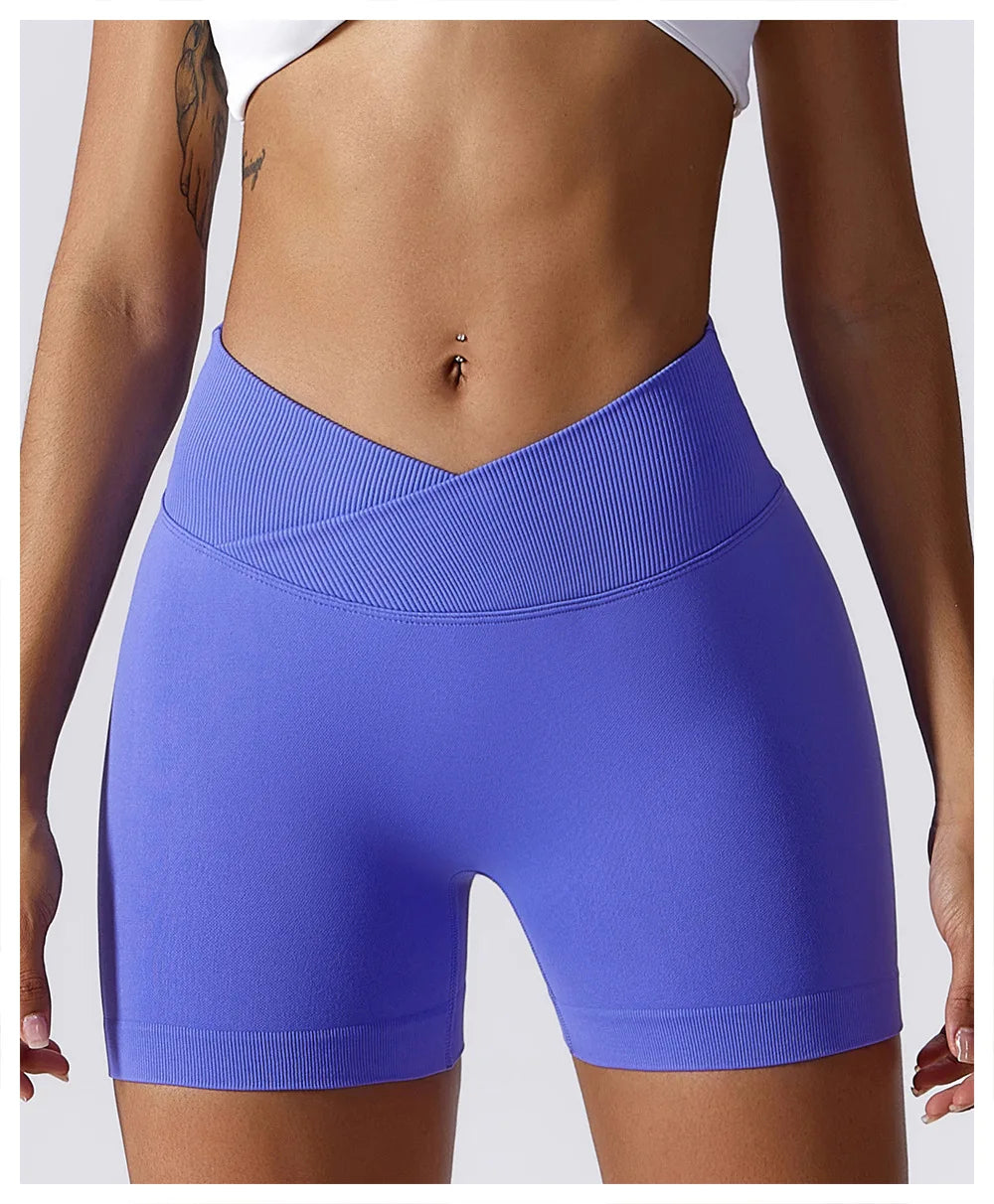 Summer Seamless High Waist Shorts