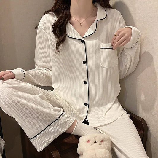 Casual Sleepwear Pyjamas Black