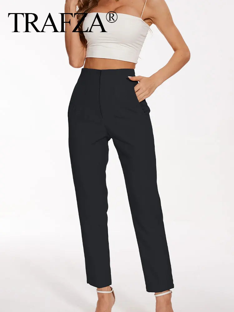 Women's Solid Trousers