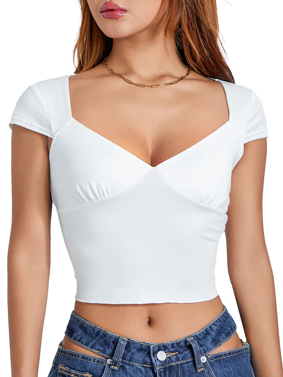 Short Sleeve Crop Shirt