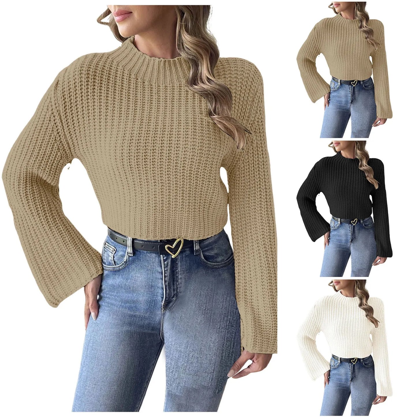 Short Crop Top Sweater