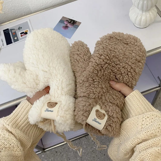 Plush Warm Gloves