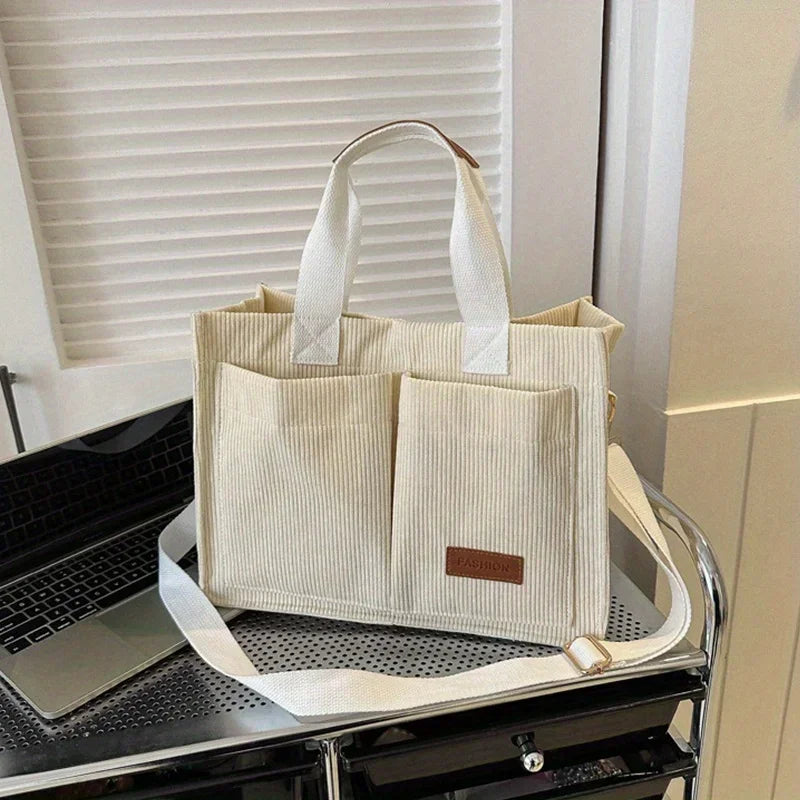 New Corduroy Tote Bag