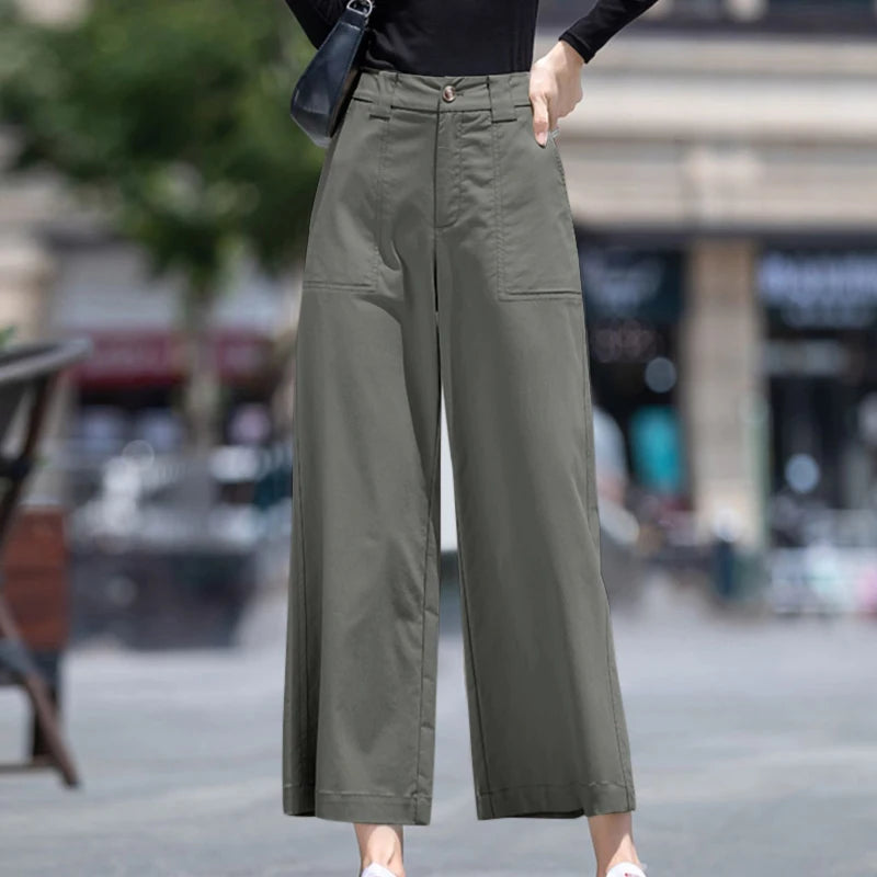 Women's Straight Long Trousers