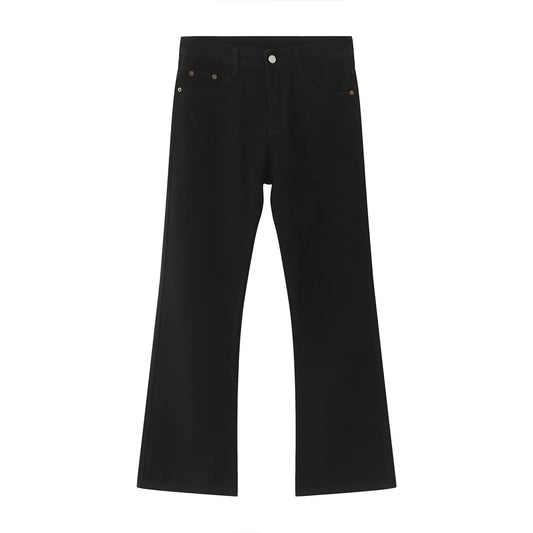 Slim Fit Flared Trousers