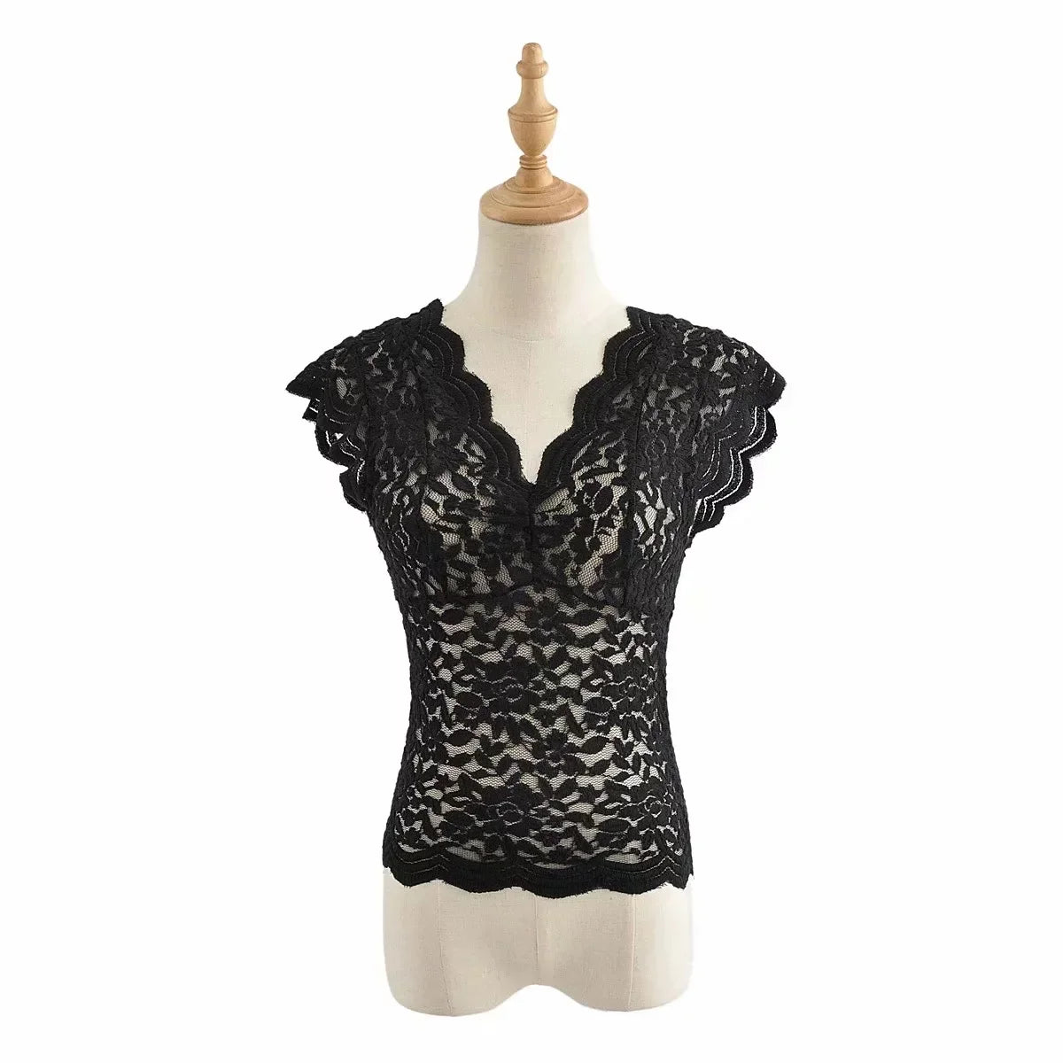 S-5Xl Lace Blouses Shirts Shirt