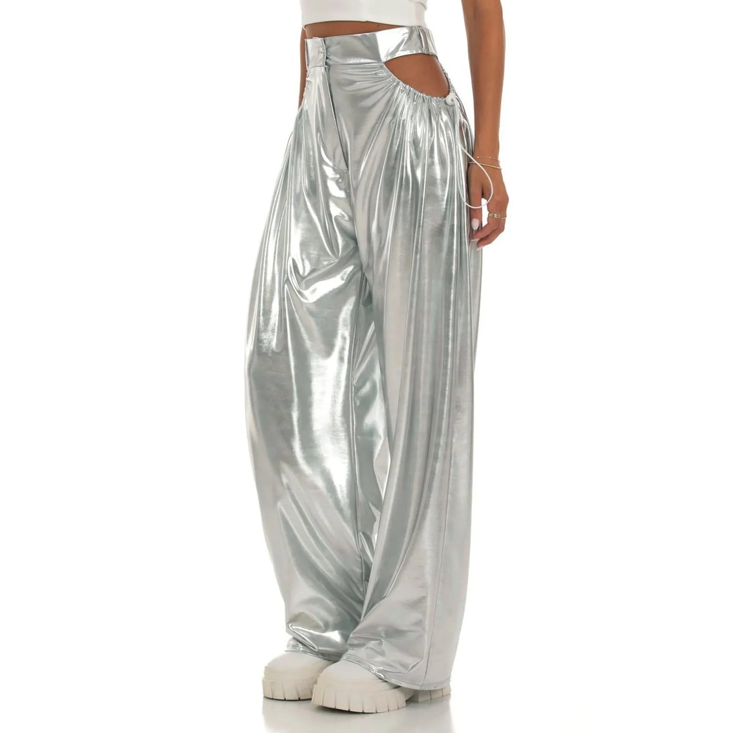 Solid Color Straight Pants