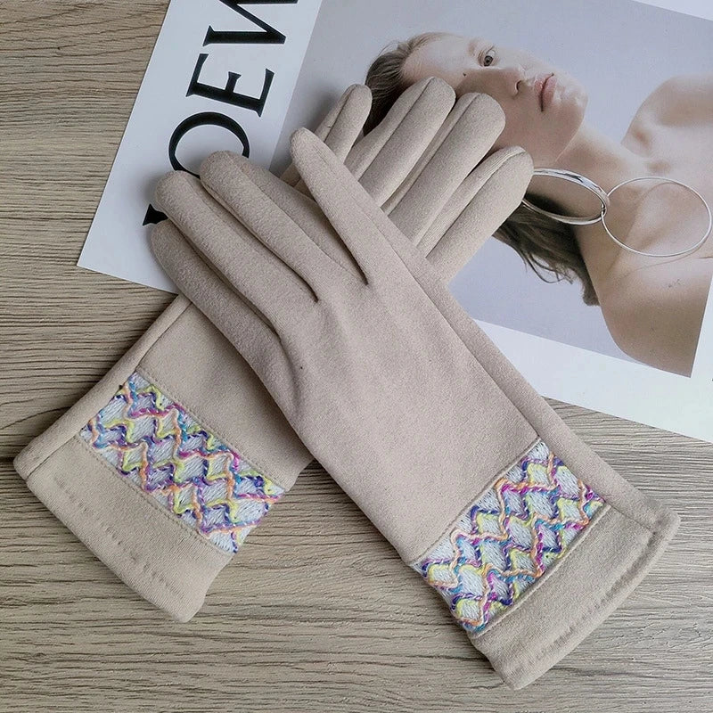 Women's Suede Leather Gloves