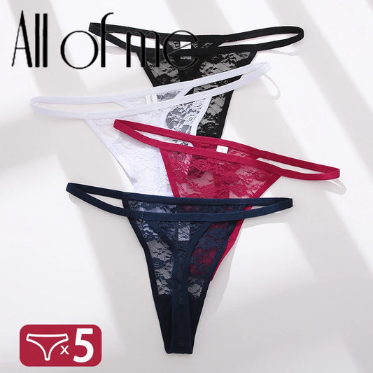 5Pcsset Underwear Lace Panties