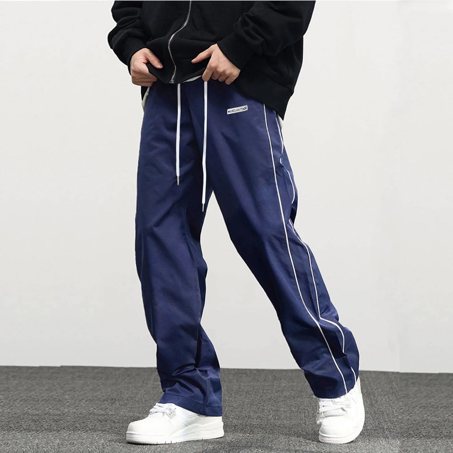 Parachute Baggy Elastic Pants