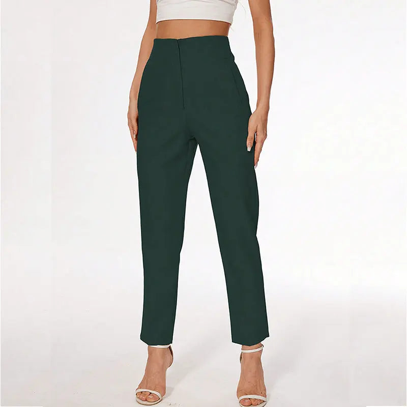 Women's Solid Trousers