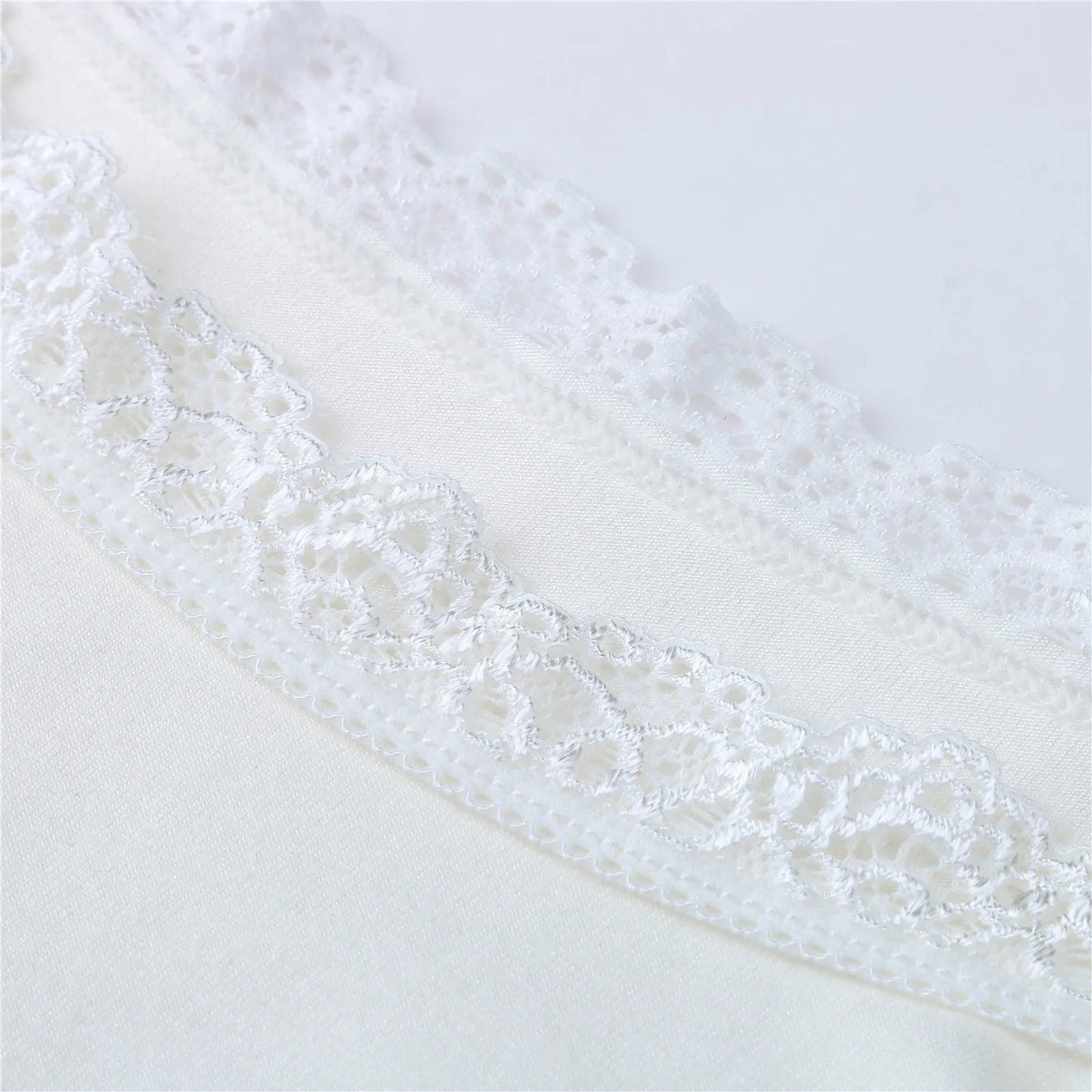 Summer Lace Panel Tops Vest