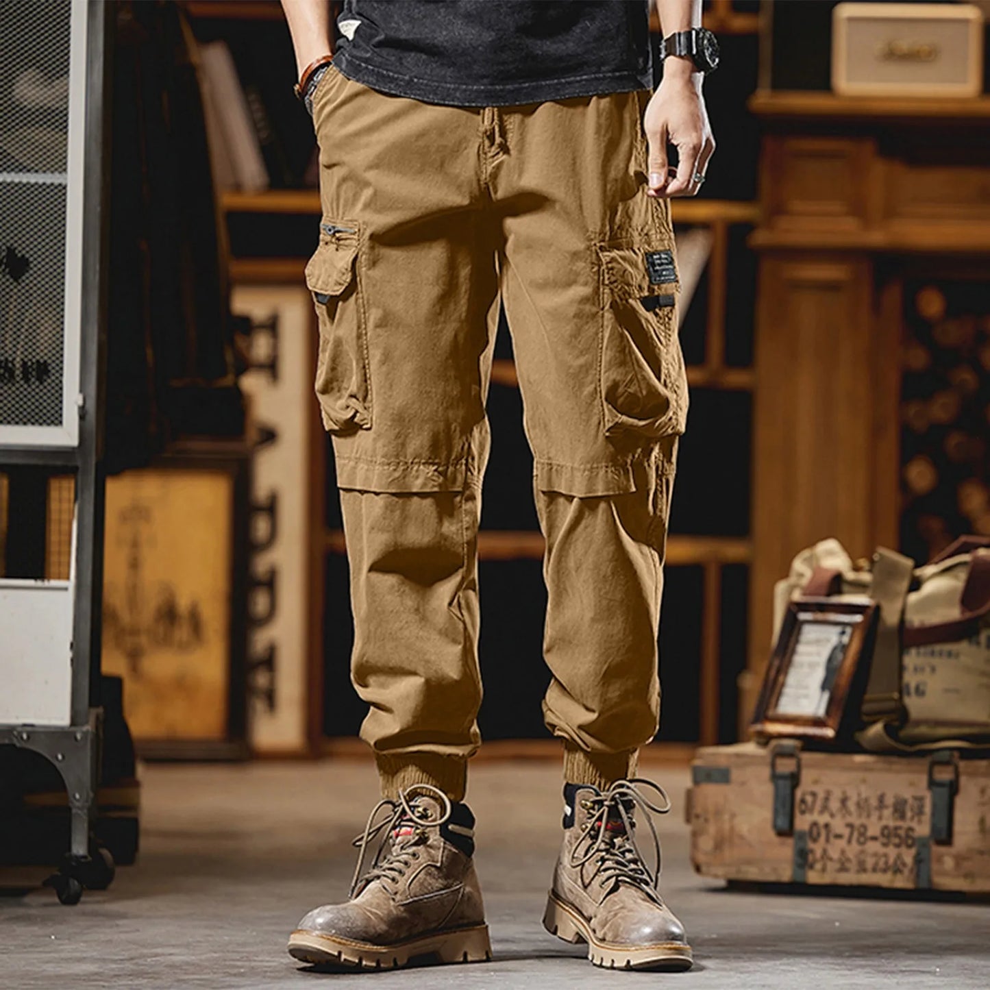 Spring Autumn Cotton Trousers