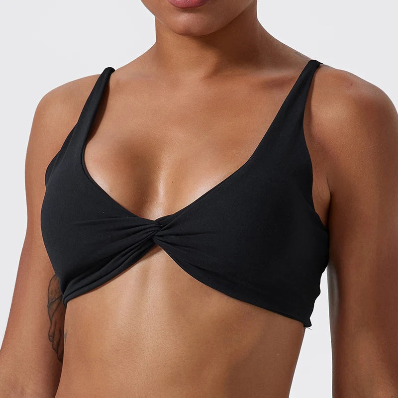 Sports Bra Push Up Crop Top