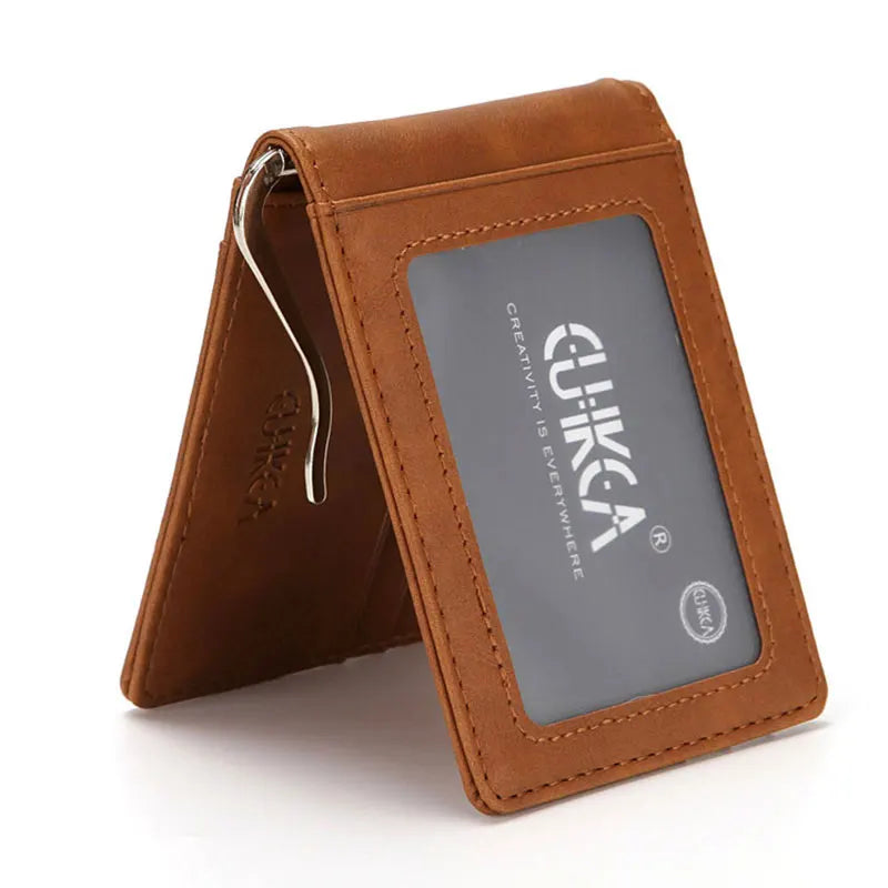 Rfid Leather Slim Bifold