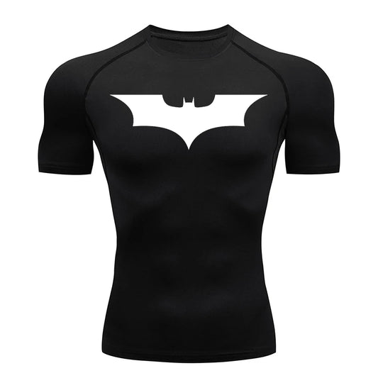 Bat Print Compression Shirts Shirt