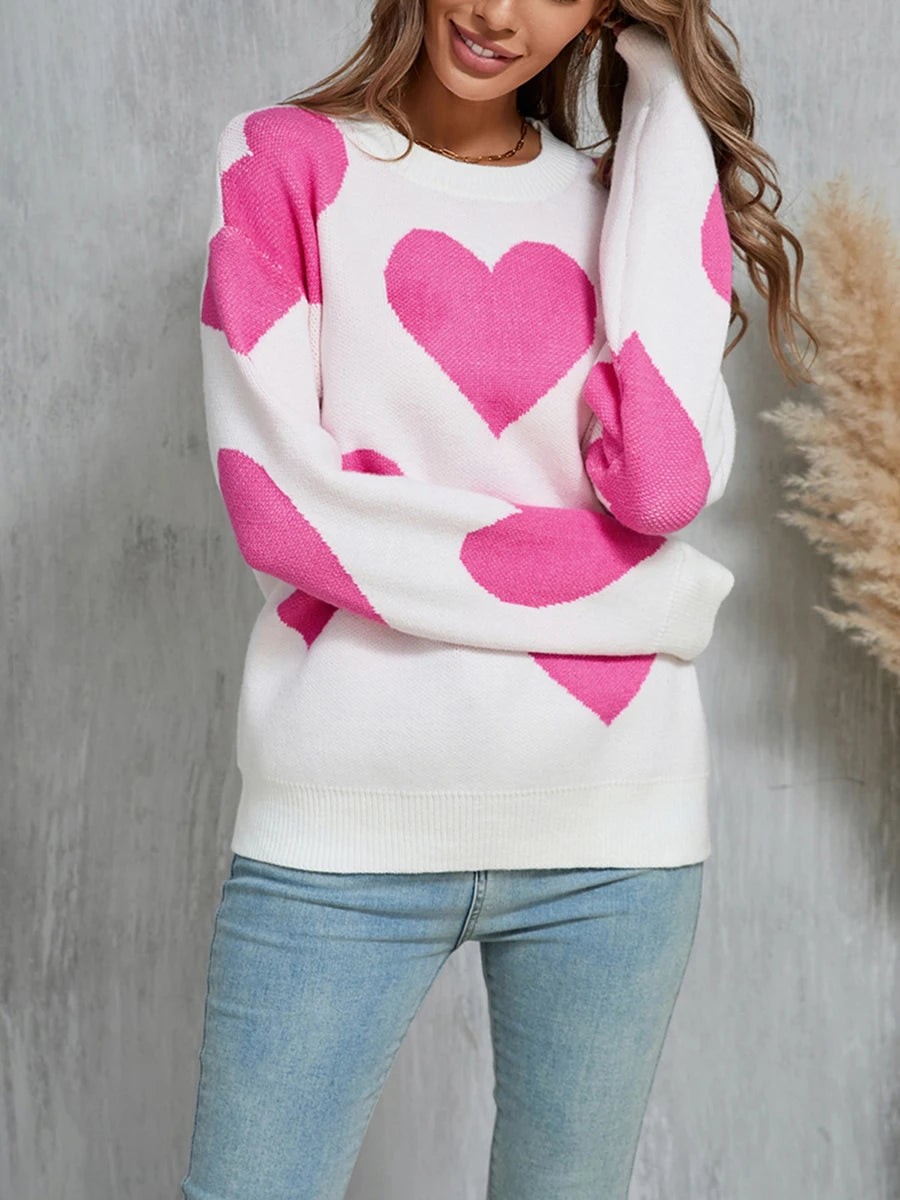 Cute Heart Sweater