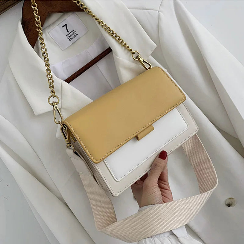 Trendy Leather Shoulder Bag