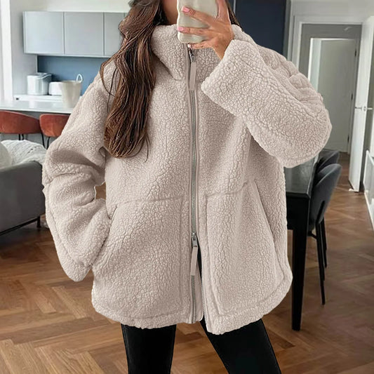 Oversized Plush Coat