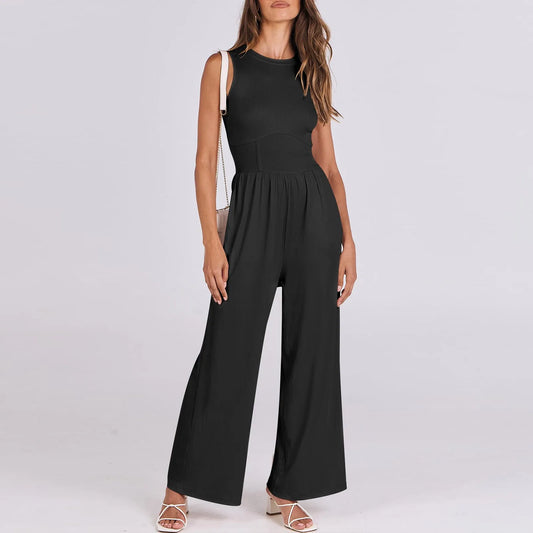 Luxury Sleeveless One Piece Jumpsuits