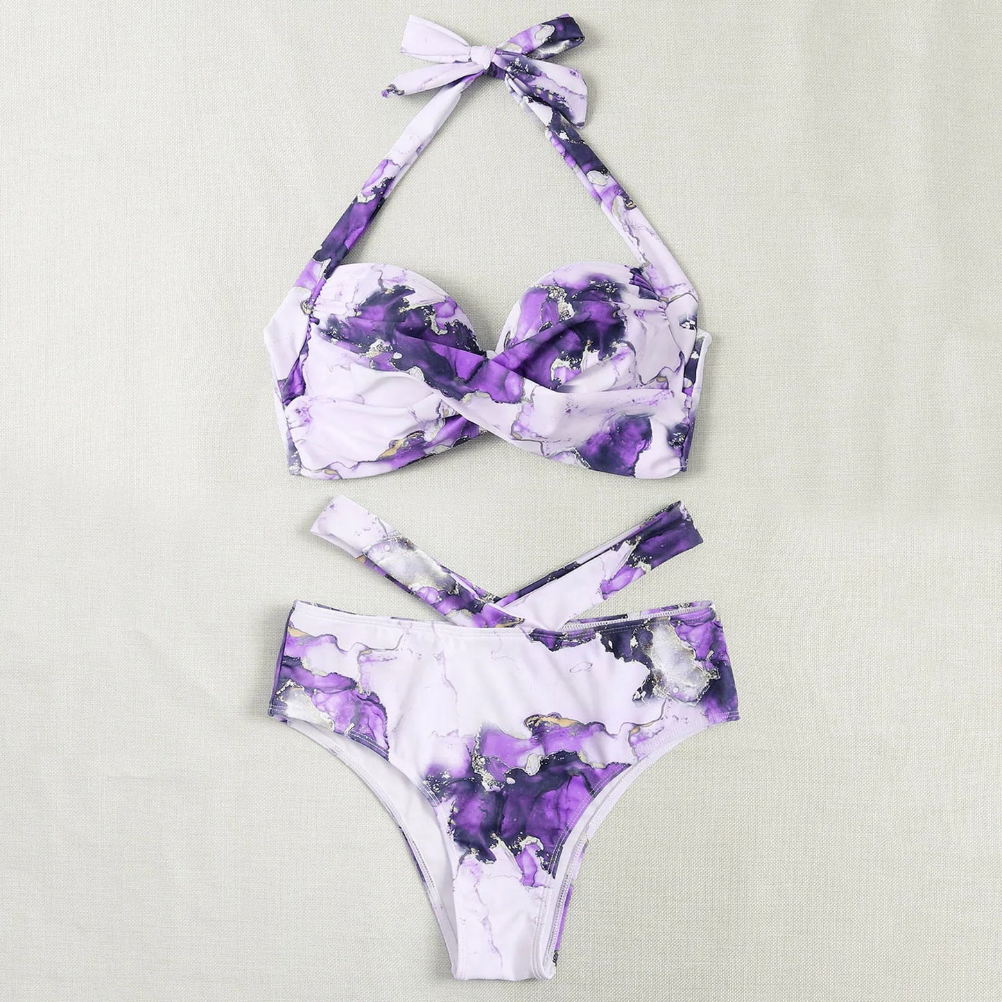 Swimsuit Woman Fashion Tie Dye