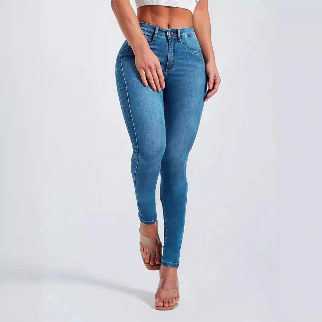 High Waist Stretch Jeans