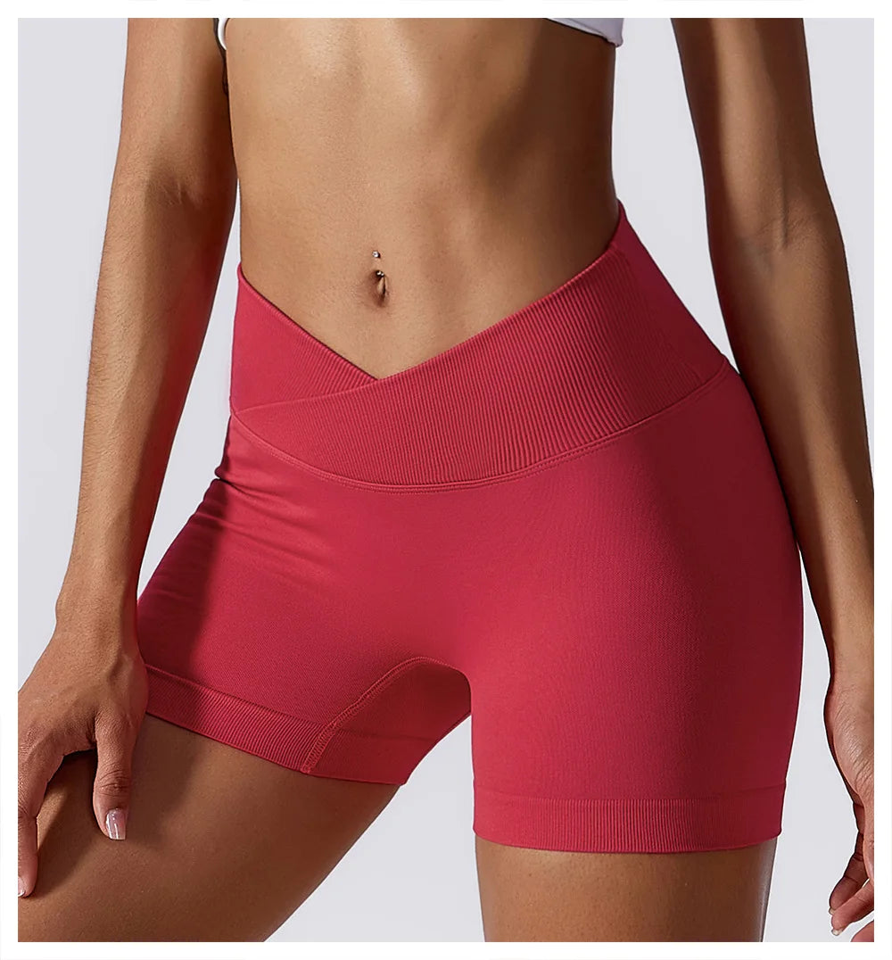 Summer Seamless High Waist Shorts