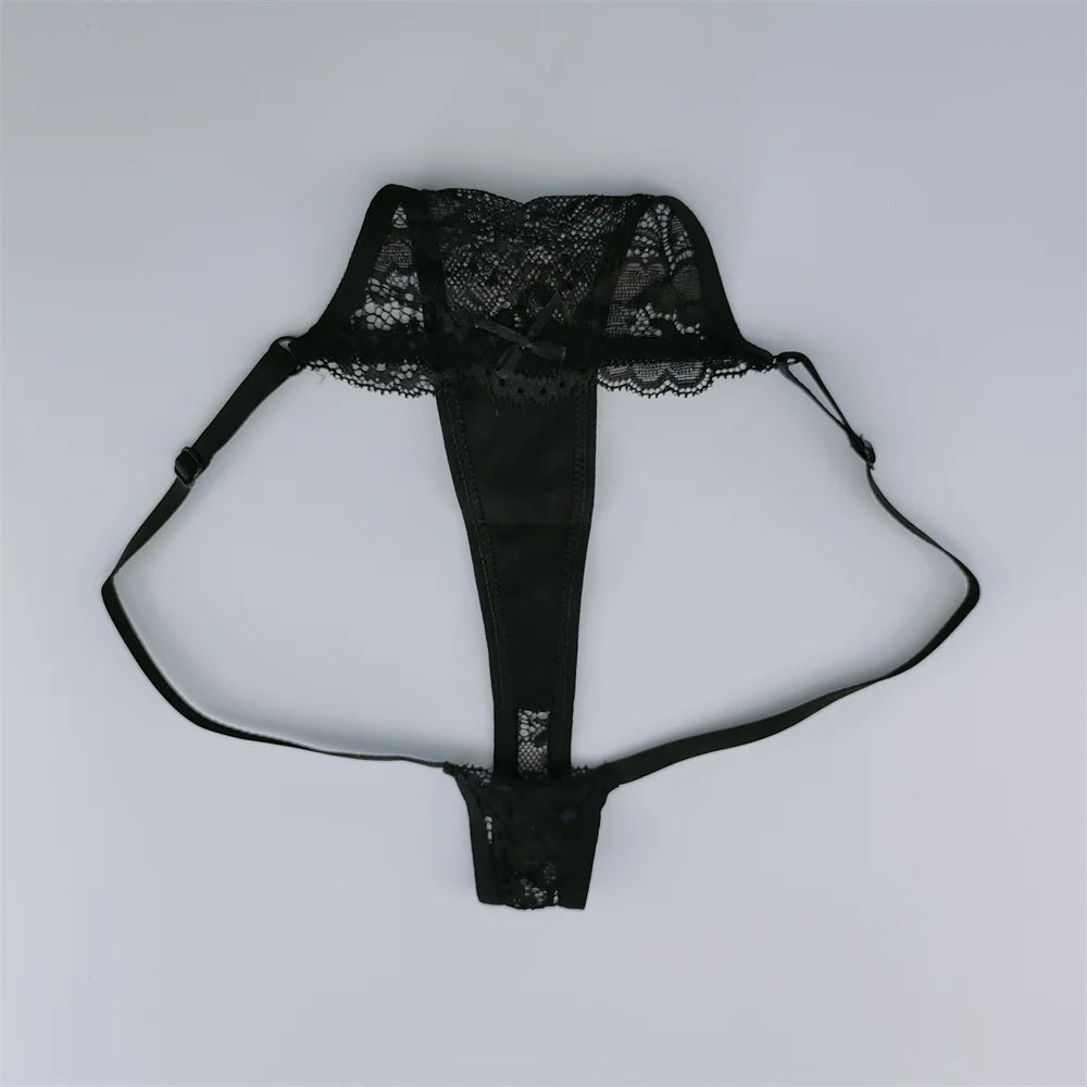 3Pcs Lace Thongs Lace