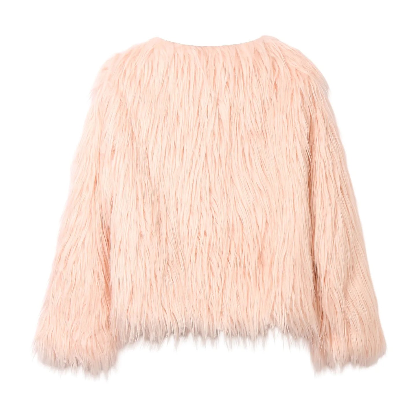 Furry Fur Coat Cardigan