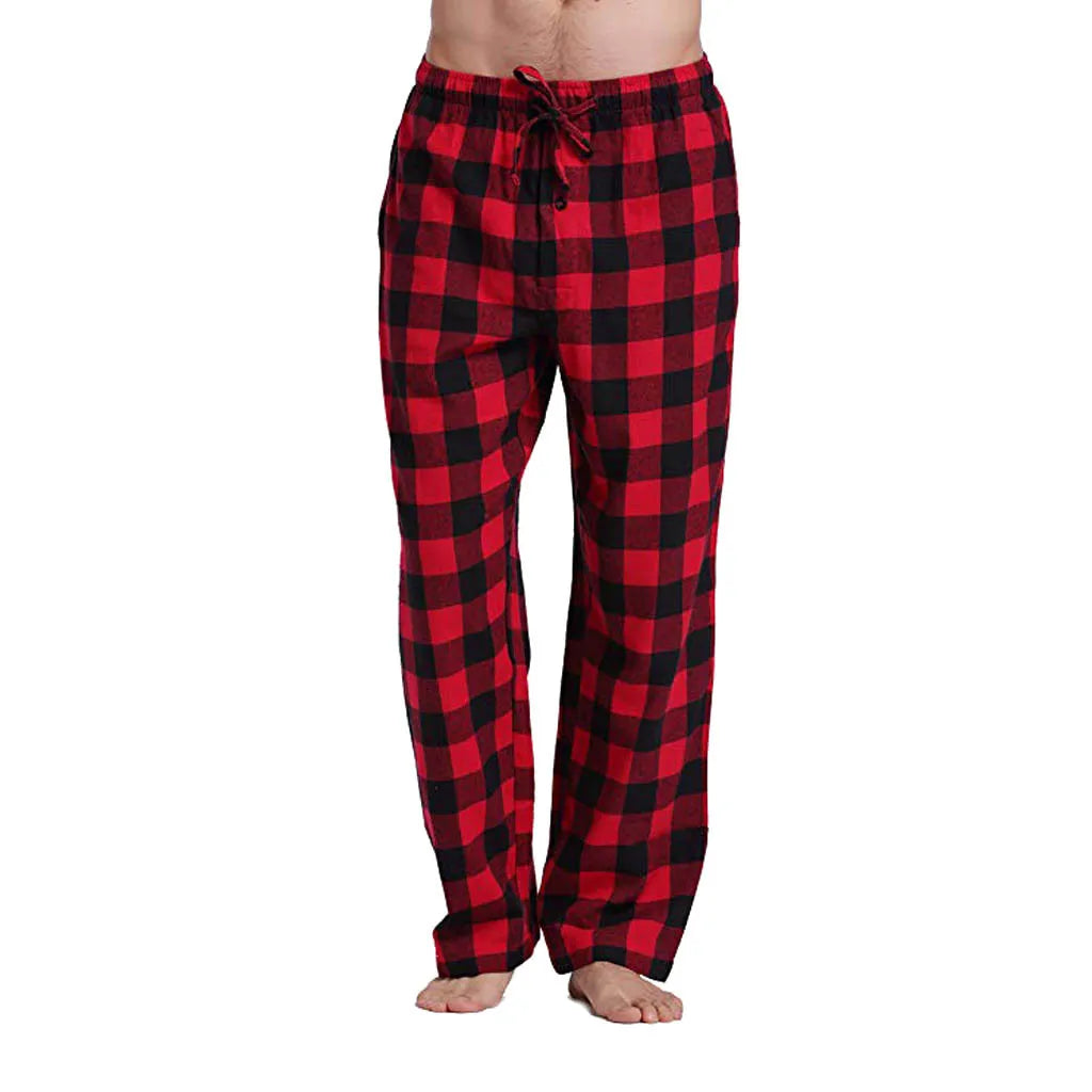 Fashion Casual Plaid Trousers