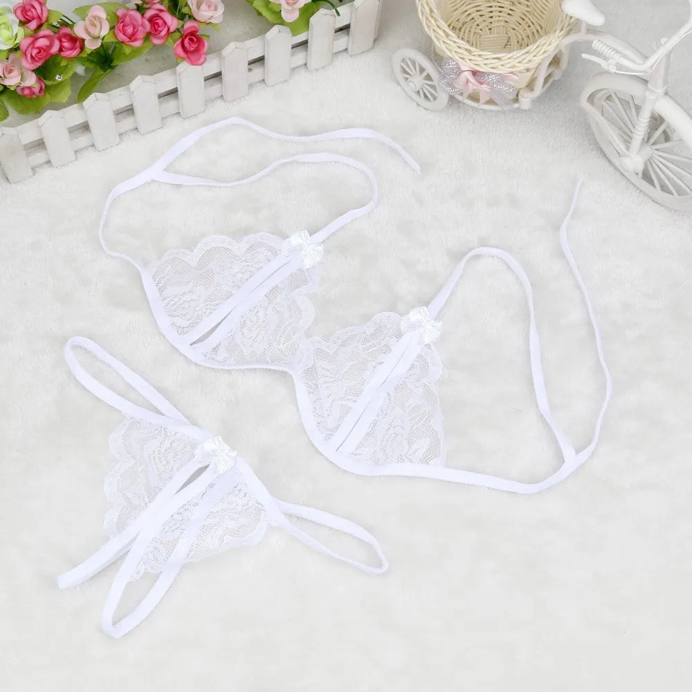 Lace Hollow Out Underwear Bra